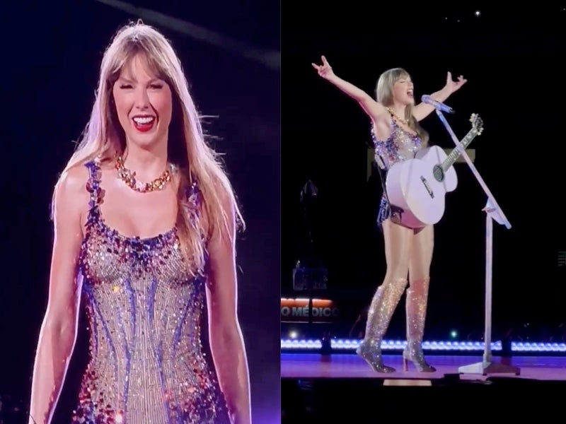 Taylor Swift Expertly Recovers From Wardrobe Malfunction During Eras ...